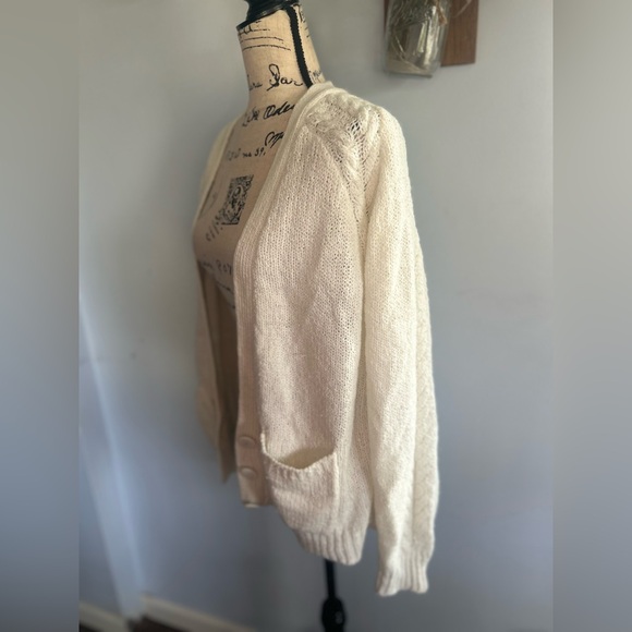 Essex Junction vintage cable knit cardigan grandma  cottagecore prairie pioneer - Picture 9 of 9